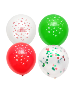 Eid Mubarak Balloons - Watermelon Decoration Latex Balloons