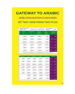 Gateway to Arabic Verb Conjugation Flashcards (Set Two: Verb Forms Two to Six)
